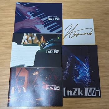 Amazon.co.jp: 澤野弘之 nZk 001-004 パンフレット と 直筆